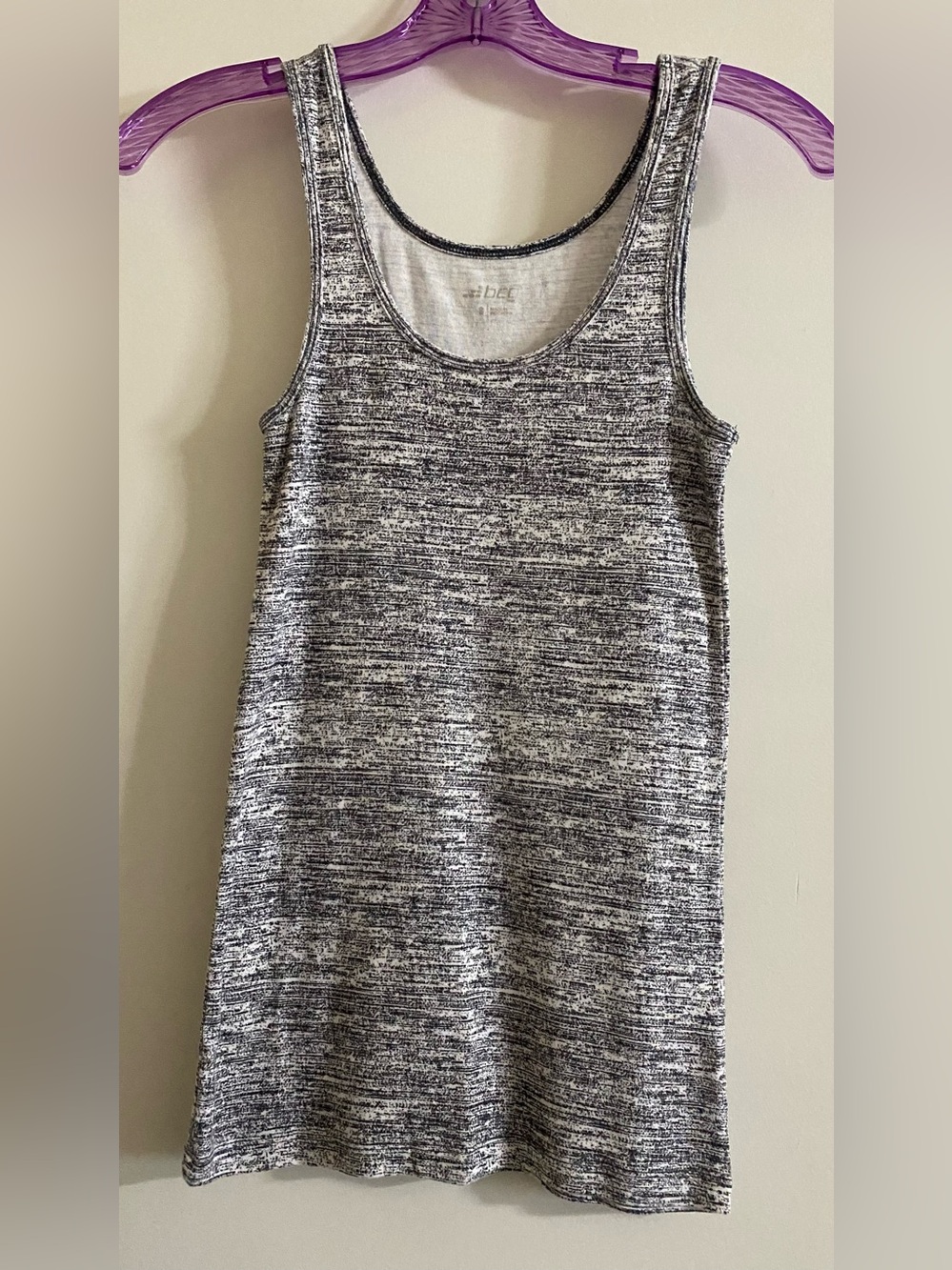 bcg Gray and white marble tank top